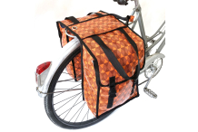 Sacoche vélo - double - orange